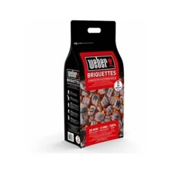 Weber 17668 Briquettes De Charbon De Bois 40,5 X 35,2 X 17,2 Cm 8 Kg Noir
