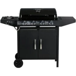 Barbecue Gaz Festa 5 - 5 Brûleurs Dont 1 Latéral - 12.9 Kw- Noir -Jardin Calme Soldes Magasin 12253705 3