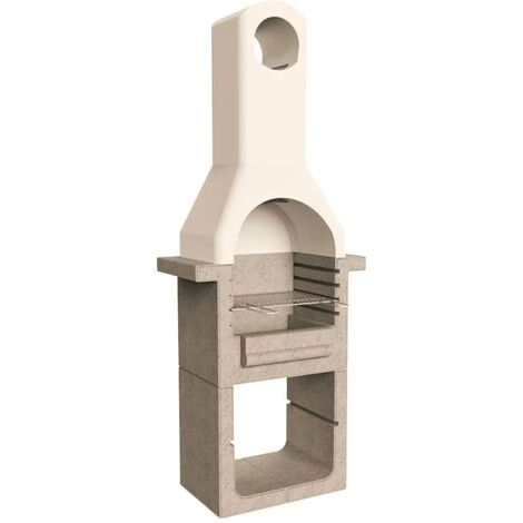 Support De Barbecue Au Charbon De Bois Béton Avec Cheminée VidaXL 3 Support De Barbecue Au Charbon De Bois Béton Avec Cheminée VidaXL