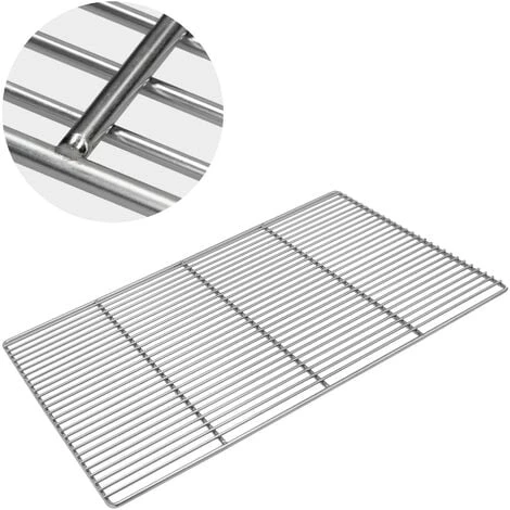 Grille De Barbecue BBQ Avec Double Manche Dimension 60x40cm En Acier Inoxydable 6 Grille De Barbecue BBQ Avec Double Manche Dimension 60x40cm En Acier Inoxydable – Image 4