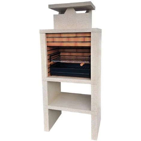 No Name Barbecue Fixe Pierre Reconstituée Et Brique Braga - Revêtement Pierre 3 No Name Barbecue Fixe Pierre Reconstituée Et Brique Braga - Revêtement Pierre