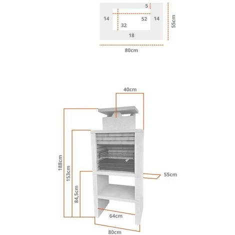 No Name Barbecue Fixe Pierre Reconstituée Et Brique Braga - Revêtement Pierre 5 No Name Barbecue Fixe Pierre Reconstituée Et Brique Braga - Revêtement Pierre – Image 3