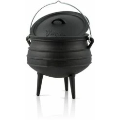 BBQ-Toro Potjie 2 Avec Pieds 6 Litres Chaudron De Sorcière En Fonte Pot
