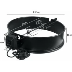 BBQ-Toro Set De Broche à Barbecue Pour Barbecue à Boules De 57 Cm Avec Moteur 8 BBQ-Toro Set De Broche à Barbecue Pour Barbecue à Boules De 57 Cm Avec Moteur -Jardin Calme Soldes Magasin 18086968 2