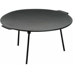 BBQ-Toro Poêle à Griller En Fonte à 3 Pieds Ø 45 Cm - Ronde Support De Dutch Oven Plaque à Griller Tripode