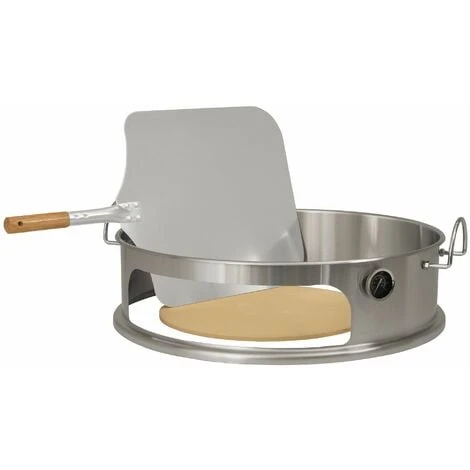 BBQ-Toro Set D'insertion De Pizza Pour Gril à Boules De Ø 57 Cm élément En Acier Inoxydable 5 BBQ-Toro Set D'insertion De Pizza Pour Gril à Boules De Ø 57 Cm élément En Acier Inoxydable – Image 3