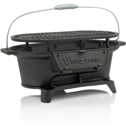 BBQ-Toro Barbecue En Fonte Avec Grille De Cuisson 50 X 25 X 23 Cm Grill