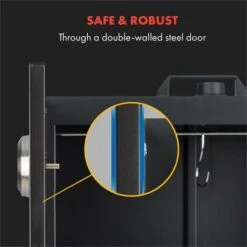 Flintstone Fumoir électrique 1600W Thermométre Inox - Noir 10 Flintstone Fumoir électrique 1600W Thermométre Inox - Noir -Jardin Calme Soldes Magasin 18135691 4