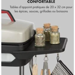 Gatsby Grill électrique 2000W Revêtement Antiadhésif - Beige & Noir 9 Gatsby Grill électrique 2000W Revêtement Antiadhésif - Beige & Noir -Jardin Calme Soldes Magasin 18135698 3