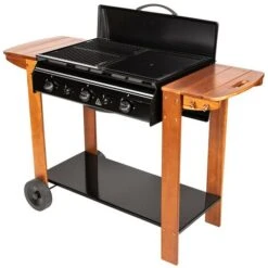 Barbecue à Gaz : 50% Grill Et 50% Plancha SOMAGIC Australia - 15 Personnes -Jardin Calme Soldes Magasin 19921665 4