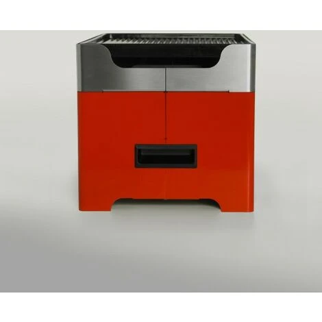 Barbecue à Granulés Nomade Rouge Avec Plaque émaillée Lisse 5 Barbecue à Granulés Nomade Rouge Avec Plaque émaillée Lisse – Image 3