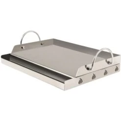 BBQ-Toro Plaque De Grill Universelle En Acier Inoxydable 64 X 40,5 Cm