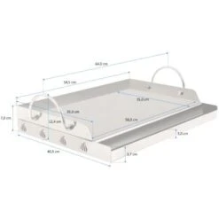 BBQ-Toro Plaque De Grill Universelle En Acier Inoxydable 64 X 40,5 Cm 9 BBQ-Toro Plaque De Grill Universelle En Acier Inoxydable 64 X 40,5 Cm -Jardin Calme Soldes Magasin 20235192 4