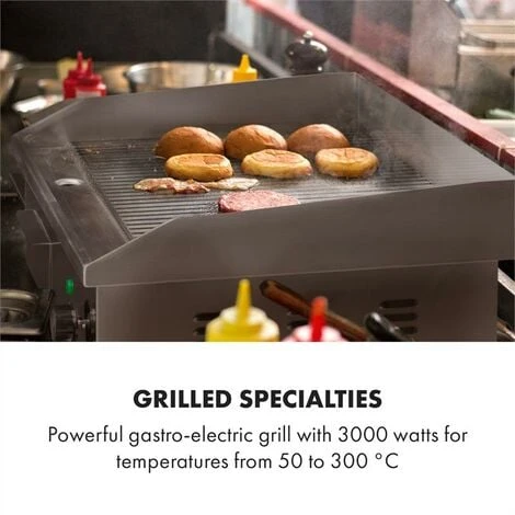 Grillmeile 3000R Pro Barbecue électrique 3000 W Plaque De Cuisson Rainurée 54.5 X 35cm 4 Grillmeile 3000R Pro Barbecue électrique 3000 W Plaque De Cuisson Rainurée 54.5 X 35cm – Image 2