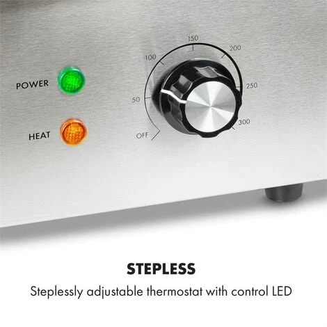 Grillmeile 3000R Pro Barbecue électrique 3000 W Plaque De Cuisson Rainurée 54.5 X 35cm 5 Grillmeile 3000R Pro Barbecue électrique 3000 W Plaque De Cuisson Rainurée 54.5 X 35cm – Image 3