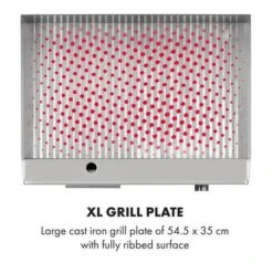 Grillmeile 3000R Pro Barbecue électrique 3000 W Plaque De Cuisson Rainurée 54.5 X 35cm 10 Grillmeile 3000R Pro Barbecue électrique 3000 W Plaque De Cuisson Rainurée 54.5 X 35cm -Jardin Calme Soldes Magasin 22845410 4
