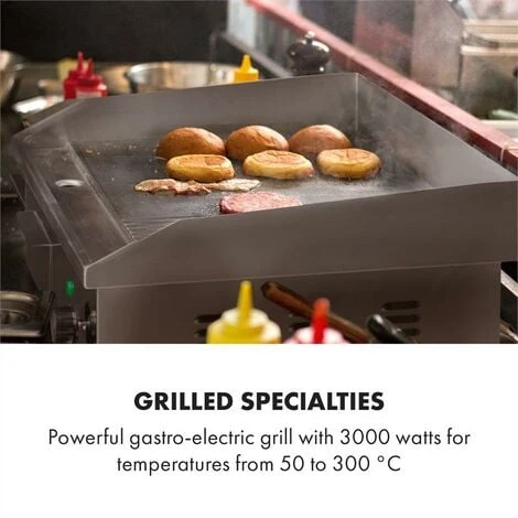 Grillmeile 3000GR Pro Barbecue électrique 3000 W Plaque De Cuisson Lis 4 Grillmeile 3000GR Pro Barbecue électrique 3000 W Plaque De Cuisson Lis – Image 2
