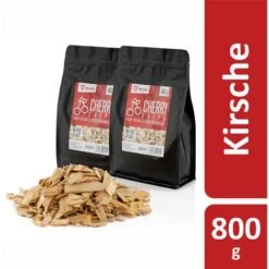BBQ-Toro Cerise Chips Pour Fumeurs 800 G Copeaux De Fumée En Bois De Cerisie