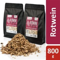 BBQ-Toro Vin Rouge Chips Pour Fumeurs 800 G Copeaux De Fumée Intensive