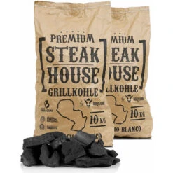 BBQ-Toro Premium Steak House Charbon De Bois 20 Kg Querbracho Blanco Charcoal -Jardin Calme Soldes Magasin 25011112 5