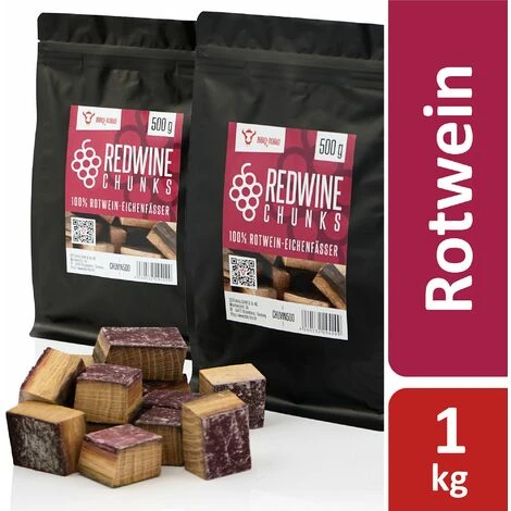 BBQ-Toro Morceaux De Vin Rouge Fumant 1 Kg Chunks De Fûts De Chêne 3 BBQ-Toro Morceaux De Vin Rouge Fumant 1 Kg Chunks De Fûts De Chêne