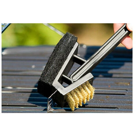Brosse Pour Grille 3 En 1 CAMPINGAZ - Pour Barbecue - Manche En Plastique - 26cm 4 Brosse Pour Grille 3 En 1 CAMPINGAZ - Pour Barbecue - Manche En Plastique - 26cm – Image 2