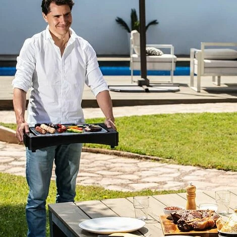 Barbecue Électrique Cecotec PerfectSteak 4250 Stand 2400W 4 Barbecue Électrique Cecotec PerfectSteak 4250 Stand 2400W – Image 2