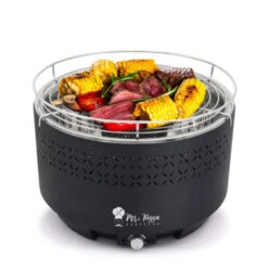 Barbecue Au Charbon De Bois De Table Sans Fumée Avec Ventilateur Galeras Noir -Jardin Calme Soldes Magasin 31496458 5