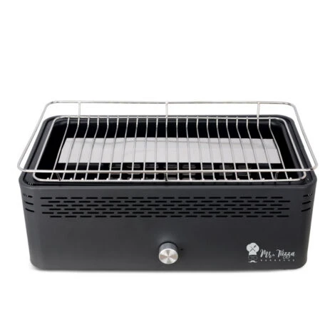 Barbecue De Table Au Charbon De Bois Sans Fumée Avec Ventilateur Merapi Couleur: Noir 5 Barbecue De Table Au Charbon De Bois Sans Fumée Avec Ventilateur Merapi Couleur: Noir – Image 3