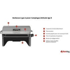 Barbecue à Gaz à Poser Campingaz Attitude 2go R - Version Sur Bouteille De Gaz 10 Barbecue à Gaz à Poser Campingaz Attitude 2go R - Version Sur Bouteille De Gaz -Jardin Calme Soldes Magasin 32531753 4