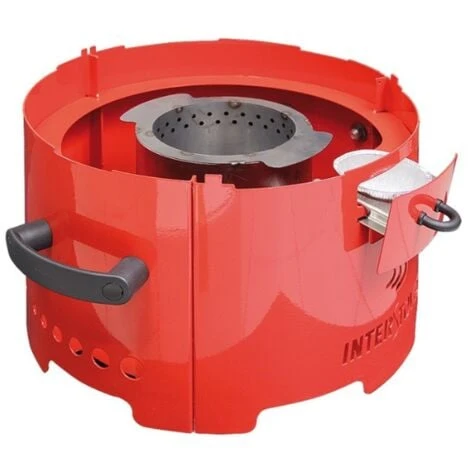 Barbecue - Plancha à Granulés Sunny 5KW - Rouge 5 Barbecue - Plancha à Granulés Sunny 5KW - Rouge – Image 3