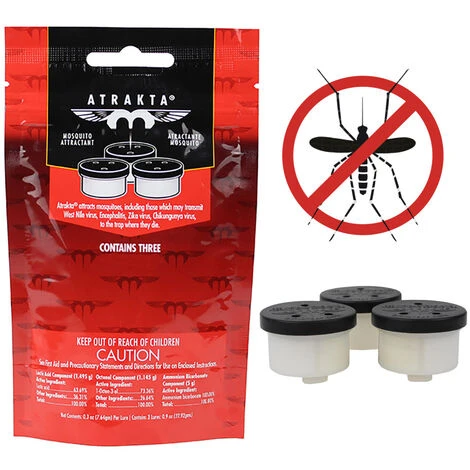 Lot 3 Recharges Atrakta Pour Anti-moustiques Tigres Mosquito Magnet Favex 3 Lot 3 Recharges Atrakta Pour Anti-moustiques Tigres Mosquito Magnet Favex
