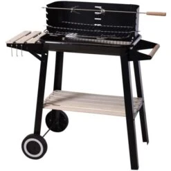 Barbecue Au Charbon 86,5 Cm Noir ProGarden