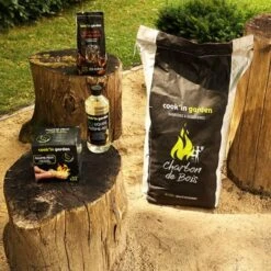 Sac Charbon De Bois 40L - Qualité Restaurant - Gros Charbon - FSC 100% - Fabriqué En Europe - Cook'in Garden -Jardin Calme Soldes Magasin 33982686 3