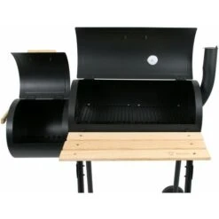 BBQ-Toro Barbecue Smoker Grill Charbon De Bois Avec Boîte à Feu Combinaison BBQ Grill Smoker, Barbecue Cart Charcoal Grill Avec Smoker -Jardin Calme Soldes Magasin 35962002 4
