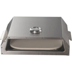 Boîte à Pizza En Acier Inoxydable Four à Pizza Avec La Plaque Céramique Pour Barbecue De Gaz De Charbon Ou De Bois Bighorn Ensembles De Cuisson De Pizza Pour Gril à Gaz