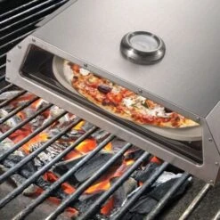 Boîte à Pizza En Acier Inoxydable Four à Pizza Avec La Plaque Céramique Pour Barbecue De Gaz De Charbon Ou De Bois Bighorn Ensembles De Cuisson De Pizza Pour Gril à Gaz -Jardin Calme Soldes Magasin 36001059 4