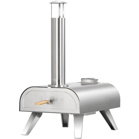 Four à Pizza Portable à Granulés De Bois Alimentaire En Acier Inoxydable Four à Pizza Portable Bighorn Avec Plaque Céramique De 12 Pouces Pieds Pliables 4 Four à Pizza Portable à Granulés De Bois Alimentaire En Acier Inoxydable Four à Pizza Portable Bighorn Avec Plaque Céramique De 12 Pouces Pieds Pliables – Image 2