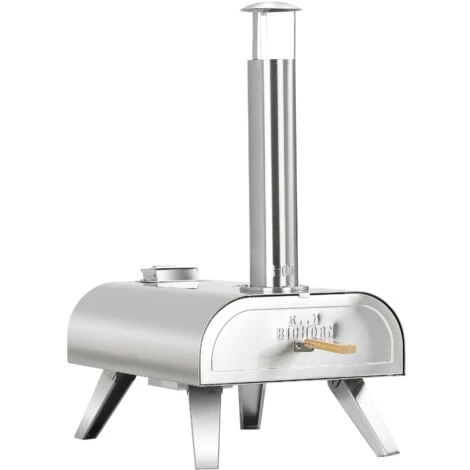 Four à Pizza Portable à Granulés De Bois Alimentaire En Acier Inoxydable Four à Pizza Portable Bighorn Avec Plaque Céramique De 12 Pouces Pieds Pliables 5 Four à Pizza Portable à Granulés De Bois Alimentaire En Acier Inoxydable Four à Pizza Portable Bighorn Avec Plaque Céramique De 12 Pouces Pieds Pliables – Image 3
