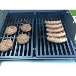 GFTIME 7637 44,5cm Grille Cuisson En Fonte Pieces Detachees Grille Pour Weber Spirit I & II 200, Spirit E-210, E-220, S-210, S-220 Barbecues à Gaz(avec 2 Boutons De Commande Avant) -Jardin Calme Soldes Magasin 36757705 5