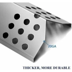 GFTIME 37CM Diffuseur Chaleur Pour Nexgrill, Grill Master, Burnhard Fred Serie, Barbecook Siesta, Taino Red/Pro 4 & 4+1, Metro Tarrington House, Pièce De Rechange Pour Gril à Gaz à Plaque Chauffante En Acier Inoxydable, Lot De 4 -Jardin Calme Soldes Magasin 36757711 4