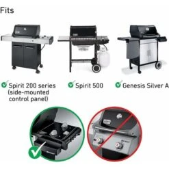 GFTIME 68,6CM 7507 Tube De Brûleur Accessoires Pour Weber Spirit S-200, S-210, E-200, E-210, Spirit 500 (Bouton De Brûleur Latéral à 2 Flammes), Acier Inoxydable Tente Brûleur Pieces Detachées Pour Weber Gaz Gril (Ne Convient Pas Pour Spirit 200 Ll 2017) -Jardin Calme Soldes Magasin 36757714 4