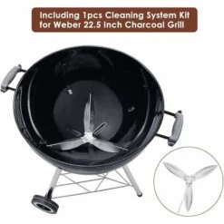 GFTIME Ø 54,6CM Grille De Cuisson, Ø 43CM Grille à Charbon Et Système De Nettoyage Pour Grils à Charbon Weber Ø 57CM One-Touch Silver, Bar-B-Kettle, Master-Touch, One-Touch, Pièces De Rechange Pour Gr 10 GFTIME Ø 54,6CM Grille De Cuisson, Ø 43CM Grille à Charbon Et Système De Nettoyage Pour Grils à Charbon Weber Ø 57CM One-Touch Silver, Bar-B-Kettle, Master-Touch, One-Touch, Pièces De Rechange Pour Gr -Jardin Calme Soldes Magasin 36757759 4
