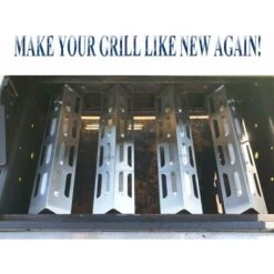 GFTIME 41cm Diffuseur De Chaleur En Acier Inoxydable Pour Perfect Flame, Master Forge, Blooma Kansas 4/Ultar 4, Uniflame 4 Brûleurs, Ultra Chef, Plaque De Chaleur Pièces De Rechange, Lot De 4 -Jardin Calme Soldes Magasin 36758466 5