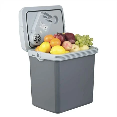 WOLTU Glacière électrique 19L Mini Réfrigérateur Moderne Isotherme Chaud/froid. 12V Et 220V Pour Voiture Ou Camping.Gris 4 WOLTU Glacière électrique 19L Mini Réfrigérateur Moderne Isotherme Chaud/froid. 12V Et 220V Pour Voiture Ou Camping.Gris – Image 2