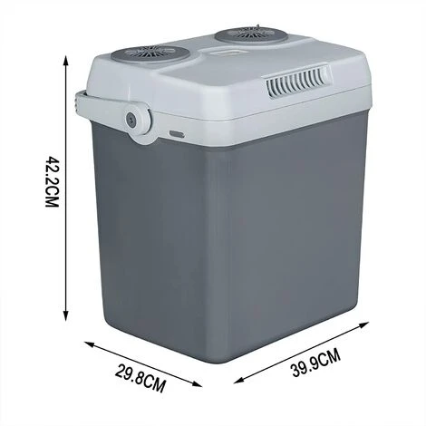 WOLTU Glacière électrique 19L Mini Réfrigérateur Moderne Isotherme Chaud/froid. 12V Et 220V Pour Voiture Ou Camping.Gris 6 WOLTU Glacière électrique 19L Mini Réfrigérateur Moderne Isotherme Chaud/froid. 12V Et 220V Pour Voiture Ou Camping.Gris – Image 4