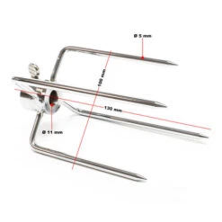 Fourchettes Pour Tournebroche Lot De 2 Fourches à Viande Pour Rôtisserie Tournebroche 11 Fourchettes Pour Tournebroche Lot De 2 Fourches à Viande Pour Rôtisserie Tournebroche -Jardin Calme Soldes Magasin 3953293 5
