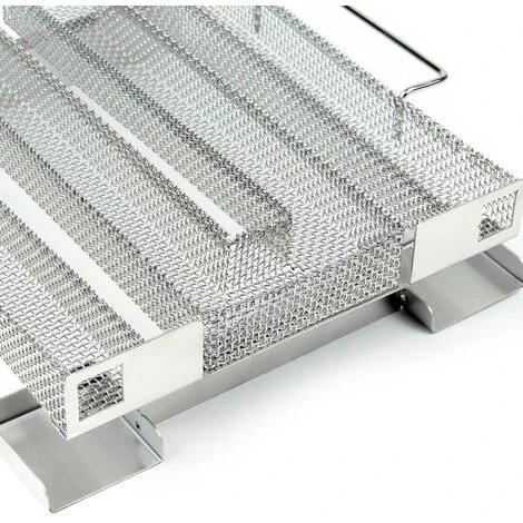 Générateur De Fumée Froide 22,5x22,5x5,5cm Fumaison Fumoir Acier Fin Accessoires BBQ Smoker 5 Générateur De Fumée Froide 22,5x22,5x5,5cm Fumaison Fumoir Acier Fin Accessoires BBQ Smoker – Image 3