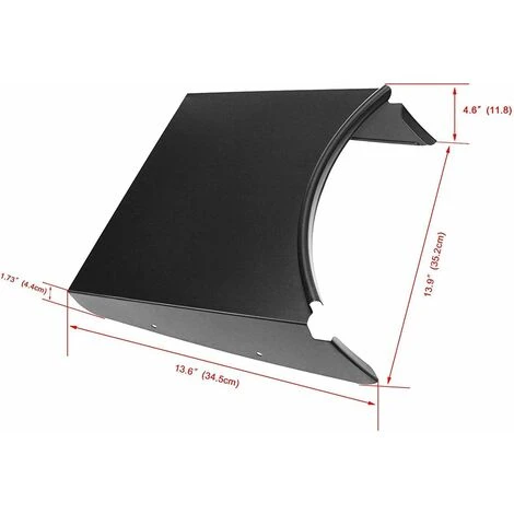 GFTIME Ø 35,2 Cm Tablette Latérale Amovible De Grill Table Pour Grils De Ø 57 Cm, Weber Master Touch & Original Kettle Charcoal Grills, Pièces De Rechange Pour Barbecue Au Charbon De Bois Grills, Table Barbecue, Paquet De 1 4 GFTIME Ø 35,2 Cm Tablette Latérale Amovible De Grill Table Pour Grils De Ø 57 Cm, Weber Master Touch & Original Kettle Charcoal Grills, Pièces De Rechange Pour Barbecue Au Charbon De Bois Grills, Table Barbecue, Paquet De 1 – Image 2