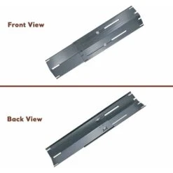 GFTIME 30cm à 53cm Pièces De Rechange De Plaque De Diffuseur De Chaleur Universelle Réglable En Porcelaine Emaillée Pour Barbecue Grill à Gaz Char-Broil, Nexgrill, FirePlus, Brinkman, Backyard Barre Aromatisante, Lot De 4 -Jardin Calme Soldes Magasin 40256324 4